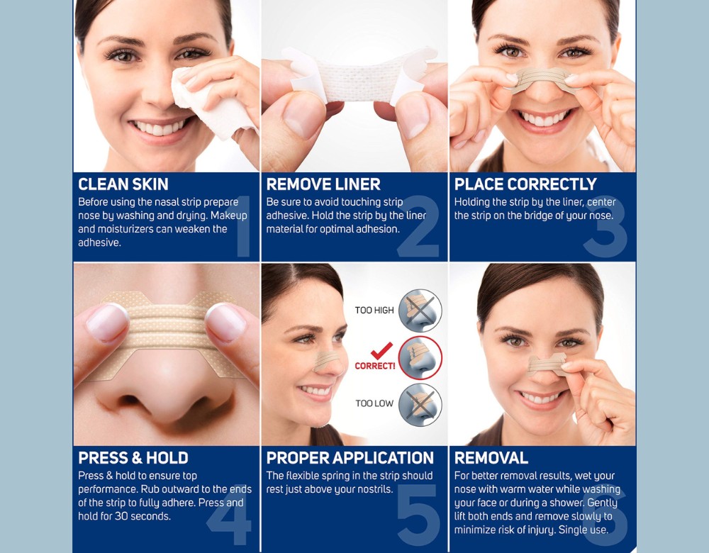 How to use Nasal Strips (Source: Internet)