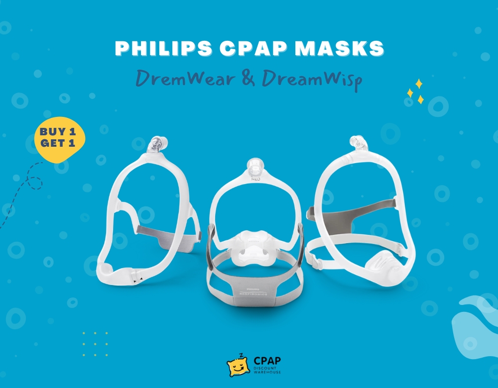 Buy 1 CPAP Mask Get 1 CPAP Headgear (limited quantity available)