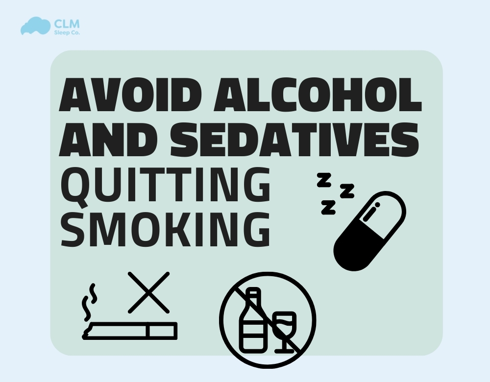 Avoid alcohol and sedatives