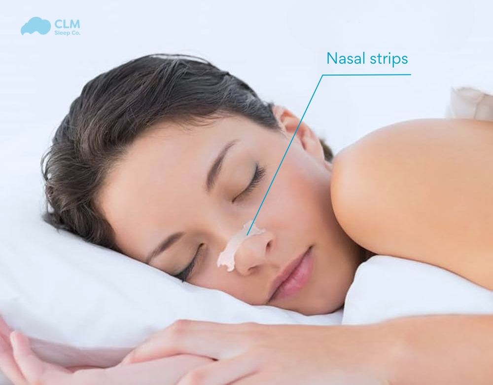 Nasal strips help ease air circulation while you sleep