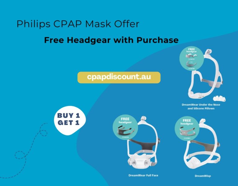 Philips DreamWear CPAP Mask types promotions: Buy 1 Get 1