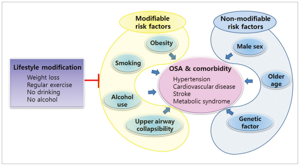 Summary of factors that aggravate severe sleep apnea