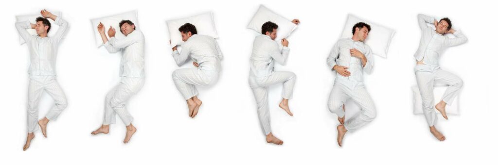 Sleep position can affect sleep quality by causing snoring 