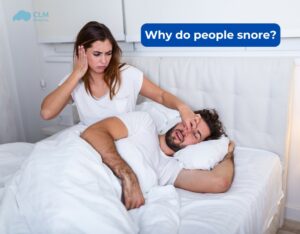 Snoring disrupts the sleep of others