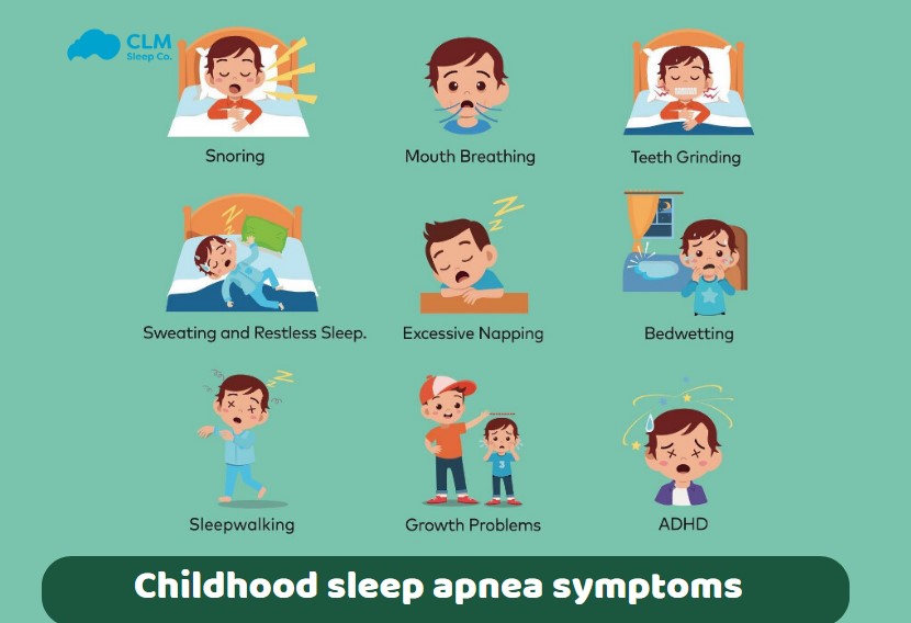 Signs of childhood sleep apnea