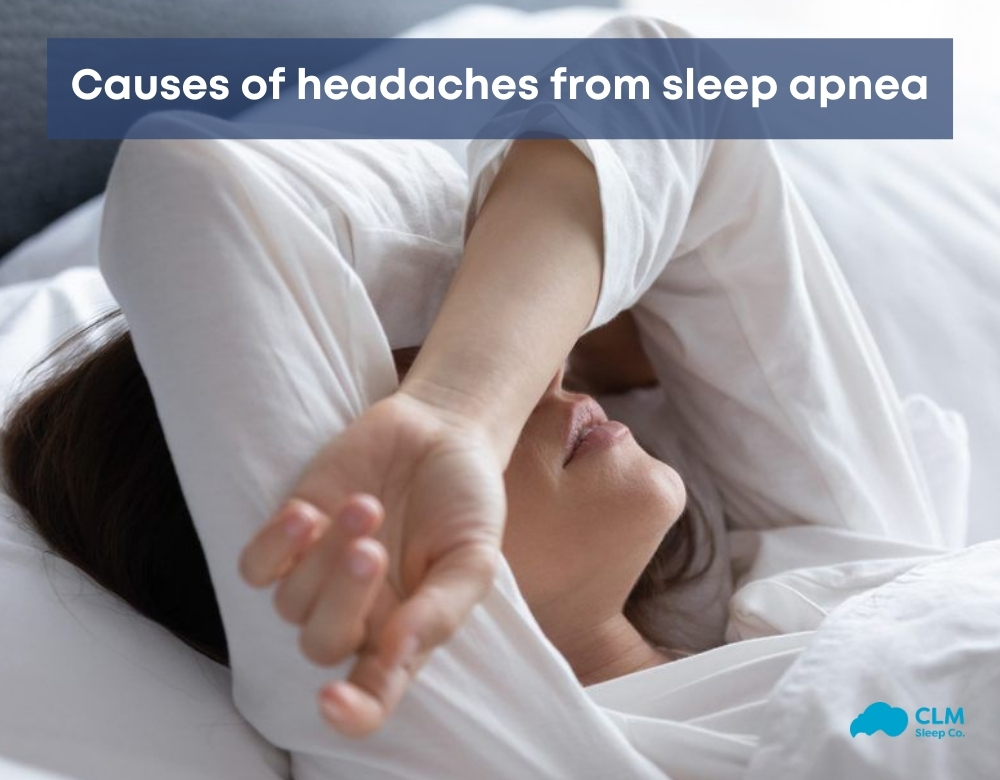 Why can sleep apnea cause headaches?