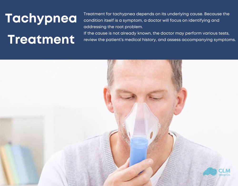 How is tachypnea treated?