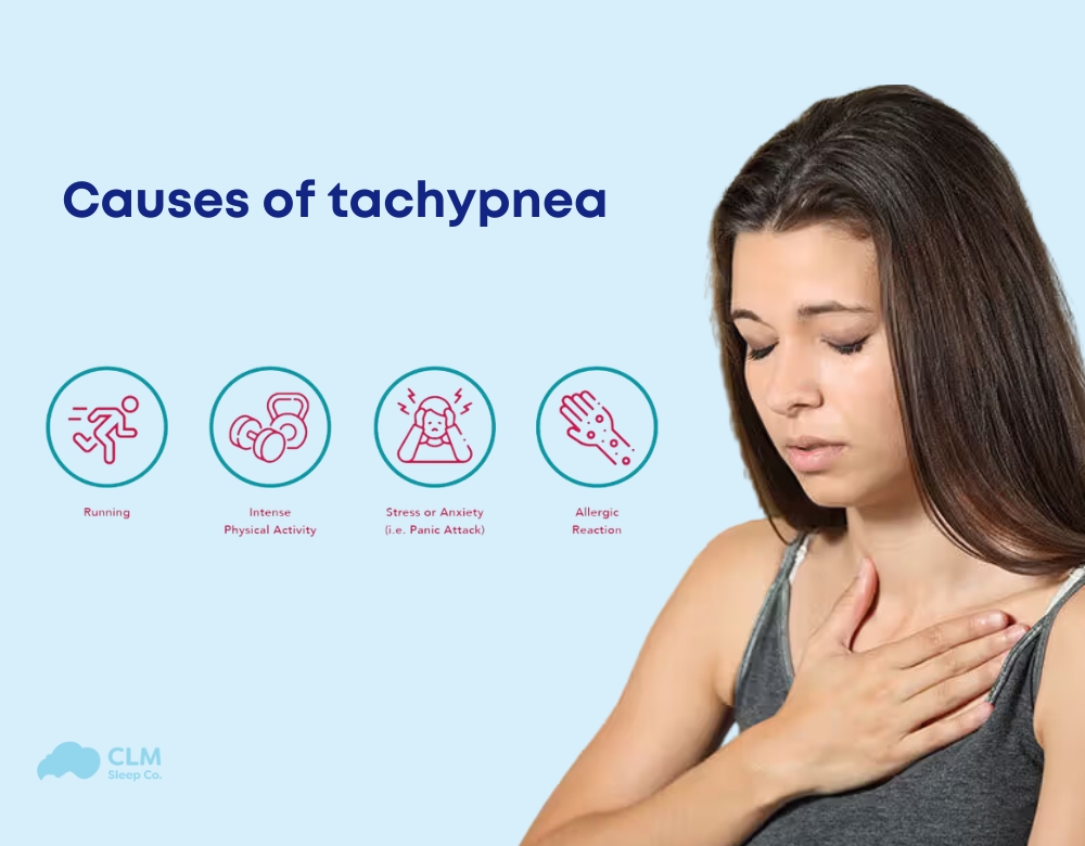 Causes of high respiratory rate