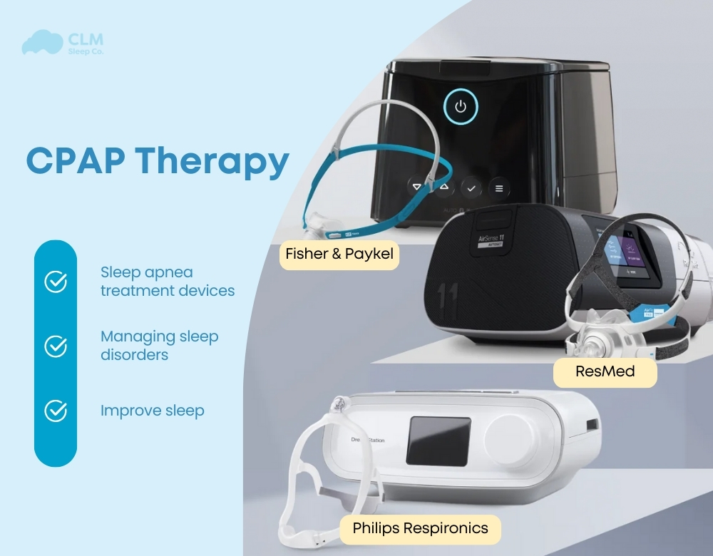 CPAP therapy for how to stop snoring woman