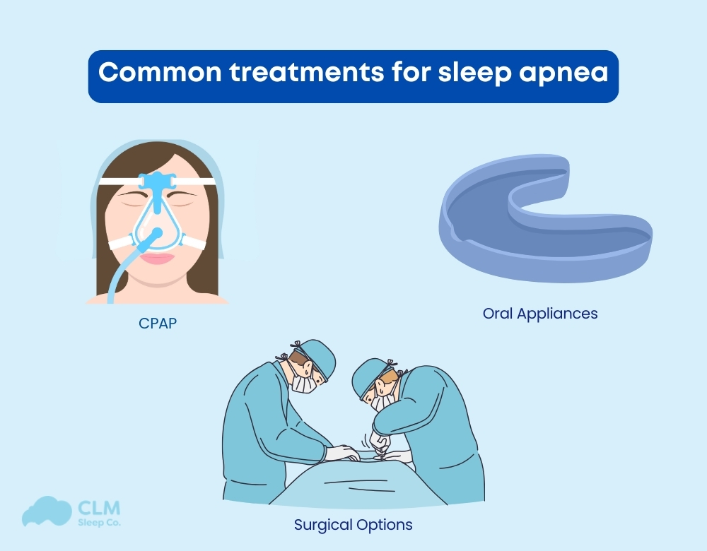 Common sleep apnea treatments