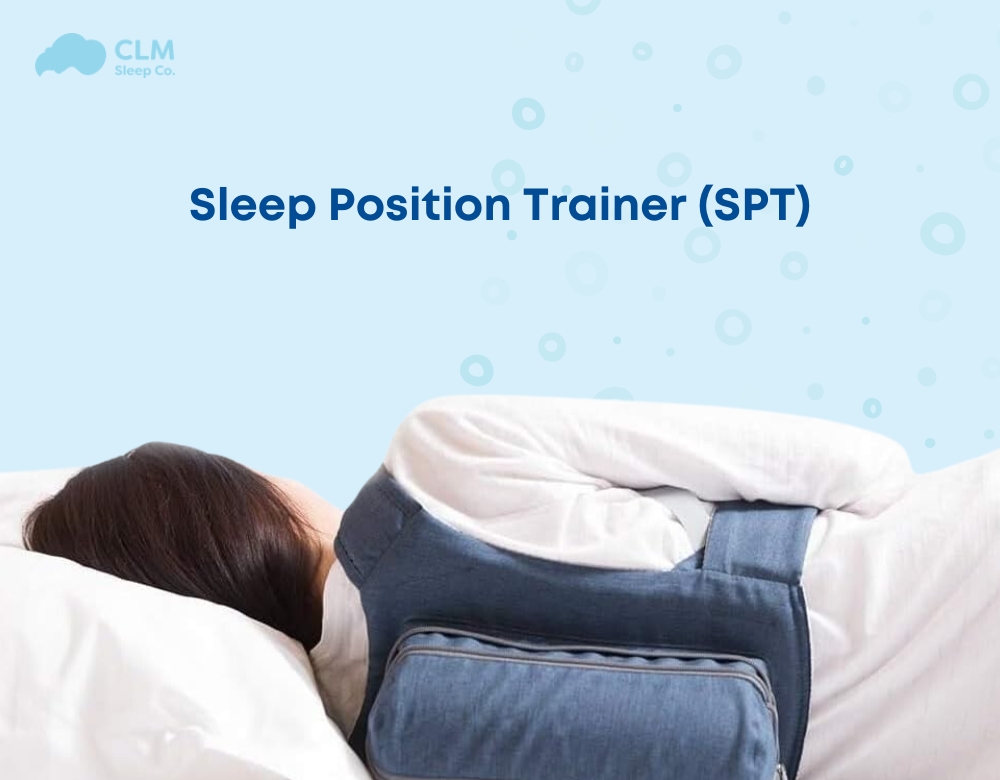 Sleep Position Trainer for sleep apnea treatment