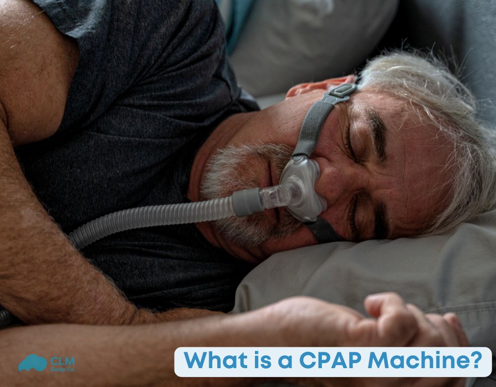 Treating sleep apnea with a CPAP machine