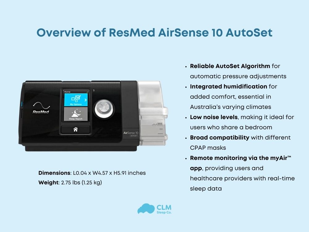 Resmed airsense 10 autoset review​: Overview