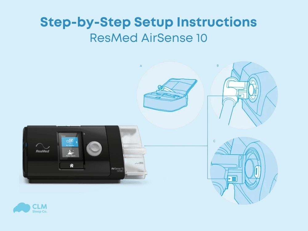 Resmed Airsense 10 user guide: the way to set up​